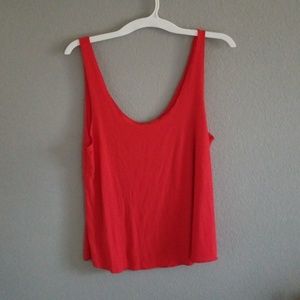 Red tank top